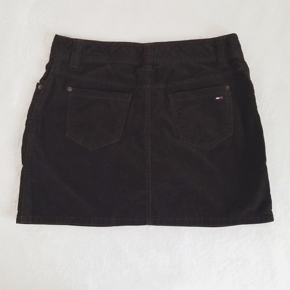 Tommy Hilfiger Chocolate Brown Corduroy Skirt